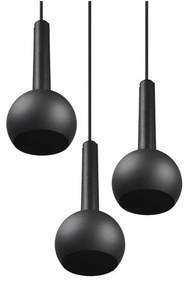 Čierne závesné svietidlo ø 52 cm Ciliana – CINQUE