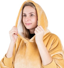 4Home Baránková mikina mikroplyš Beige, uni M - dámske