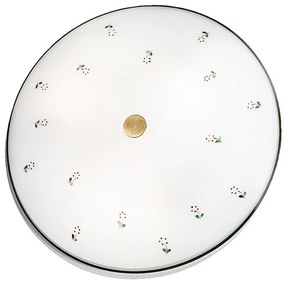 Kolarz 731.U13.4.70- Stropné svietidlo NONNA 3xE27/60W/230V pr.42 cm zelená/mosadz