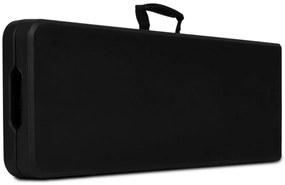 Cateringový set FETA stôl 180 cm + 2 lavice čierna