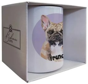 Bohemia Gifts Keramický hrnček - Frenchie, 350 ml