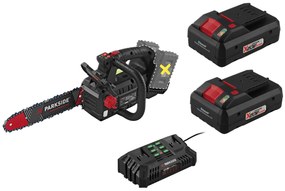 Parkside Performance®  Aku prerezávacia píla na stromy Ppaks 40-Li A1 + Smart akumulátor 20 V/4 Ah Paps 204 B1, 2 kusy + Dvojitá nabíjačka  (800010740)