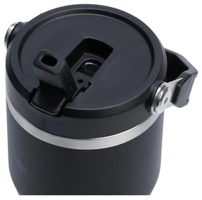 Čierna termoska z nehrdzavejúcej ocele 600 ml IceFlow™ Flip Straw 2.0 Tumbler Black – Stanley