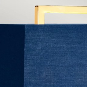 Elstead CROSS-TL - Stolná lampa CROSS 1xE27/60W/230V zlatá/modrá