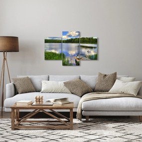 Obraz - Malebná dedina (90x60 cm)