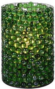 Lucide 78597/01/33 EXTRAVAGANZA MARBELOUS - Stolná lampa - priemer 15 cm - 1xE14 - Zelená