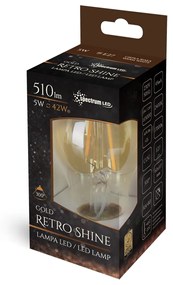 LED GLS 5W E27 COG RETROSHINE teplá bílá