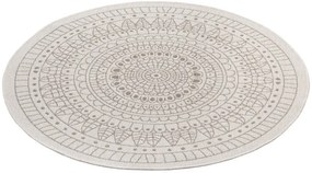Obojstranný koberec Hanse Home Twin Porto linen kruh