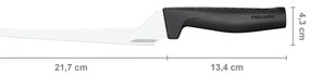 Fiskars Filetovací nôž Hard Edge, 22 cm