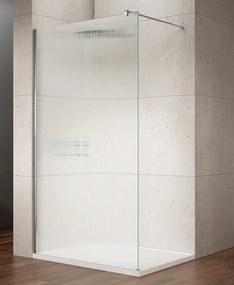 Gelco Gelco, VARIO CHROME jednodielna sprchová zástena na inštaláciu k stene, sklo nordic, 1400 mm, GX1514-05