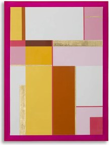 Obraz Lacquered 60x80 cm ružový