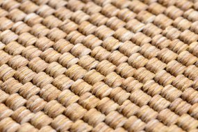 Šnúrkový koberec  SIZAL FLOORLUX kruh 20014 Grécky mais / coffeee