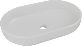 Comad Keramické umývadlo na dosku RIVER 2 CONCRETE GREY MATT UN 55, sivá