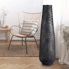 Stojacia lampa ZANZIBAR 1xE27/20W/230V čierna