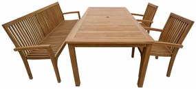 Záhradný stôl RIVIERA teak