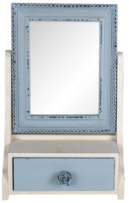 Stolný kozmetické zrkadlo sa šuplíčku Jessi  - 25*14*38 cm