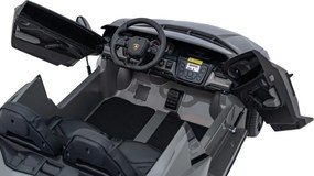 Elektrické autíčko Lamborghini Revuelto XL sivé