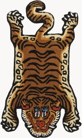 Ručne všívaný vlnený koberec Tiger
