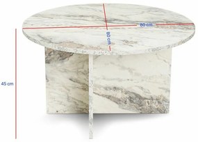 Konferenčný stolík Harmo Freesia Marble
