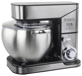 Royalty Line PKM-2500.472.10 kuchynský robot / kovové prevody / 2500 W / 10 l / strieborná