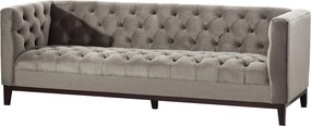 Pohovka Velvet Elite grey pre 3 osoby