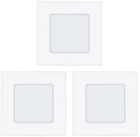 Eglo 78196 - SADA 3x LED zápustných stropných svietidiel 3xLED/2,7W/230V