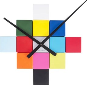 Farebné nástenné hodiny Karlsson Do It Yourself