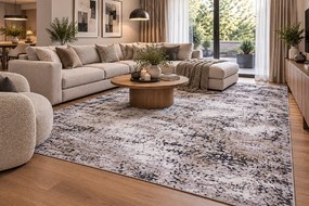 Koberec Bonanza 9585C L.BEIGE/GREY (Dara) rozmery koberec: 80x150 cm