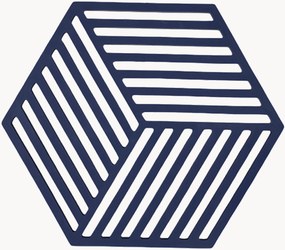Silikónové podložky pod poháre Hexagon, 6 ks