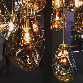 Toolight Rea, Závesné stropné svietidlo APP328-1CP oranžové, OSW-00670