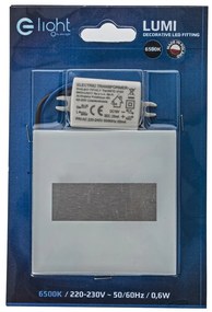 Schodiskové LED svietidlo Lumi, 1x LED 0,6w, 6500k, s