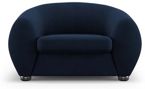 Zamatové kreslo Elara 77 × 100 × 124 cm