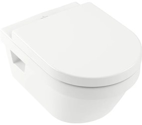 VILLEROY &amp; BOCH Architectura závesné WC s hlbokým splachovaním bez vnútorného okraja, 370 x 530 mm, biela alpská, s povrchom AntiBac a CeramicPlus, 5684R0T2