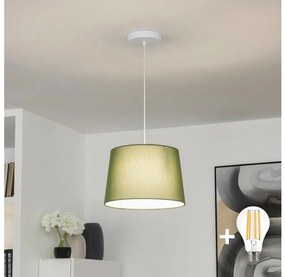 Brilagi - LED luster na lanku CERIA 1xE27/40W/230V priemer 30 cm zelený