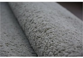Luxusný kusový koberec Shaggy Azra šedý 60x100cm