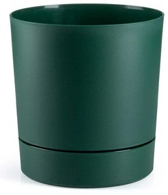 PLASTOVÝ KVETINÁČ AZALEA 17,5X18,5 CM TMAVOZELENÁ