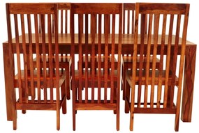 furniture-nabytek.cz - Jedálenský set pre 6 osôb Gani z indického masívu palisander