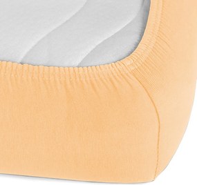 Jersey napínacie prestieradlo JR-004 Marhuľové 80 x 200 - výška 20 cm