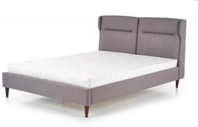 Čalúnená posteľ Scantino 160x200 dvojposteľ šedá