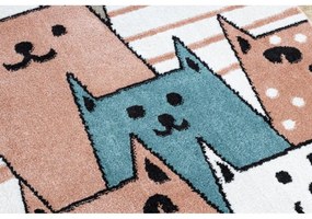 Detský kusový koberec Mačky staroružový 240x330cm