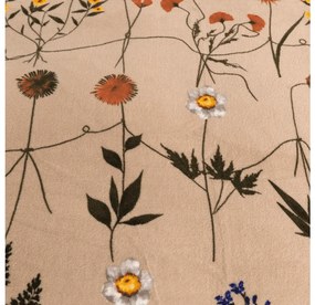 Obliečky mikroplyš HERBÁR béžové Rozmer obliečok: 70 x 90 cm | 140 x 200 cm