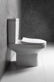 Aqualine Aqualine, VERMET WC kombi mísa, spodný/zadný odpad, biela, VR038