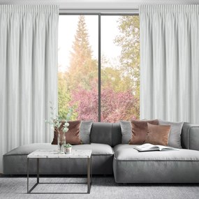 EUROFIRANY ZATEMŇOVACÍ ZÁVES NA PÁSKE CAMERON 140X270 CM BIELA