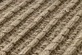 Koberec JUTE 3651 so strapcami, tmavobéžový