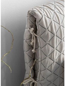 Béžová čalúnená jednolôžková posteľ s roštom 90x200 cm Sleepy Luna – Miuform