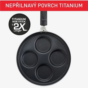 Panvica s nepriľnavým povrchom na lievance ø 25 cm Pancake time D5292072 – Tefal