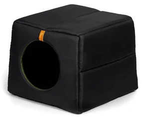 Čierna búdka pre psa 43x43 cm Up and Down L – Rexproduct