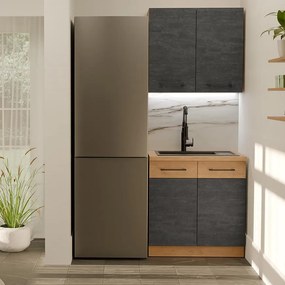 Kuchynská linka Vigo Dark 80 cm bez pracovnej dosky