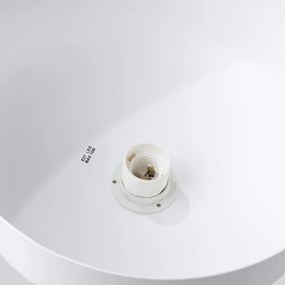 Sollux SL.1350 - Luster na lanku MARION 1xE27/15W/230V pr. 29,5 cm biela