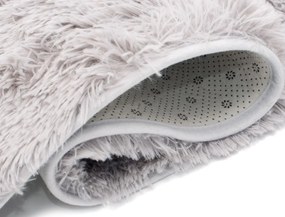 Plyšový koberec TOP - svetlo šedý